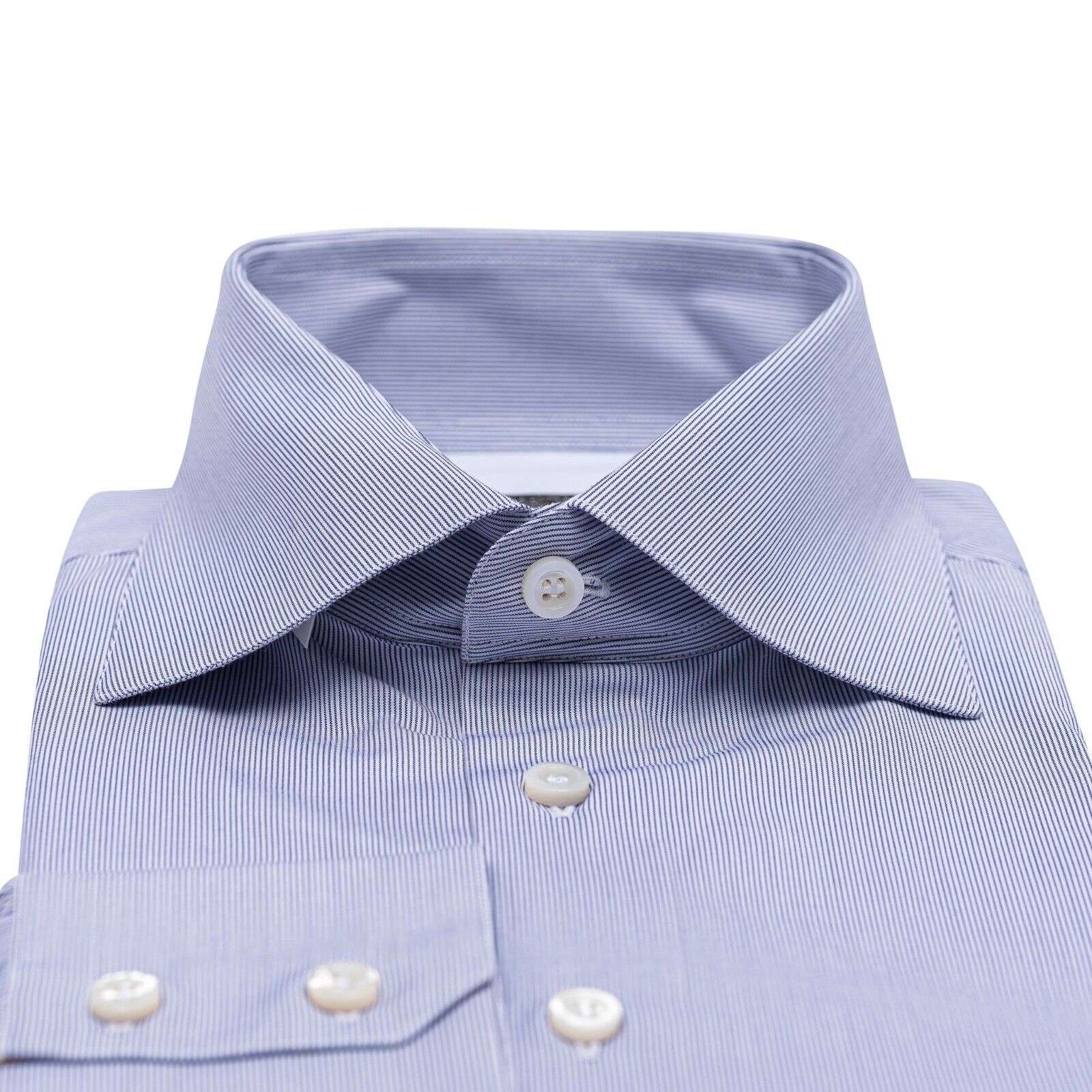 690$ ITALIAN LUXURY GERLIN Shirt Blue T.MASON Cotton 15.75 40 10B BIJAN