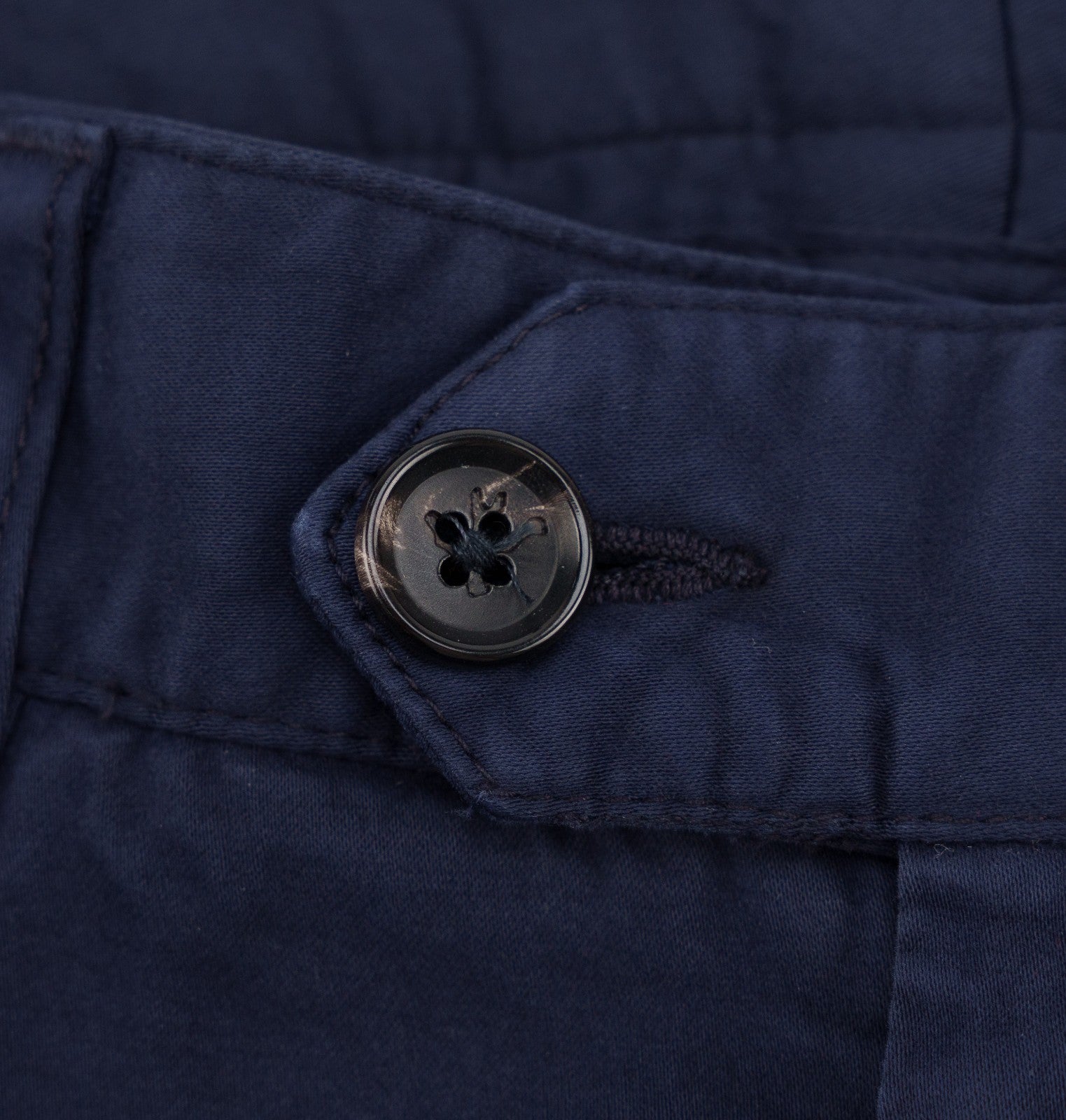700$ ISAIA NAPOLI Blue Navy Chino Trouser Pant Cotton Cashmere 32 US / 48 EU