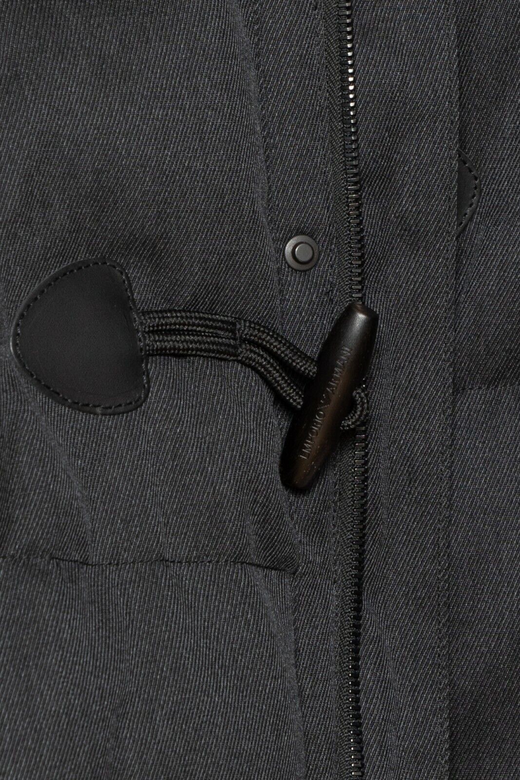 950$ EMPORIO ARMANI Parka Montgomery Wool Coat Puffer Real Down 44 US / 54 EU