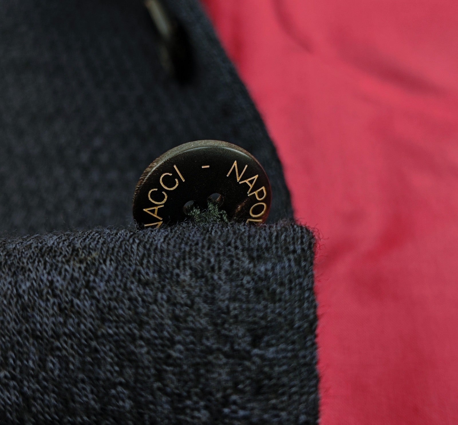 $1630 RUBINACCI NAPOLI Blue Jacket Sport Coat Knit Wool Stretch 44 US / 54 EU