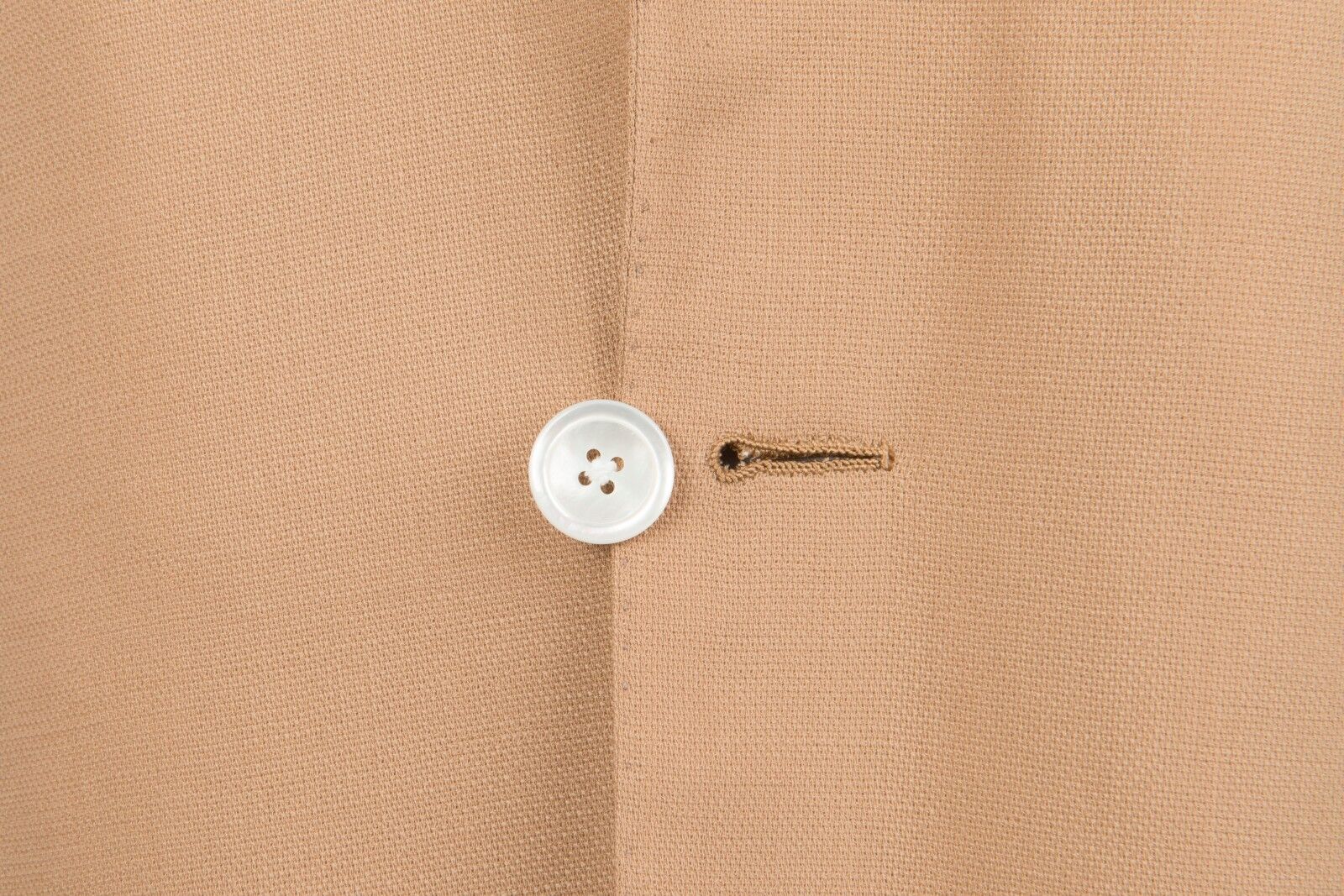 $2149 D'AVENZA Camel Fine Wool Jacket Blazer Hand-Sewn in Italy 40 US 50 EU
