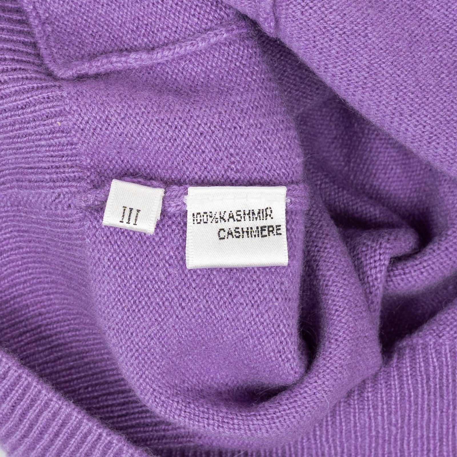 650$ RUBINACCI NAPOLI Lilac Cardigan Vest Gilet 100% Cashmere Size M