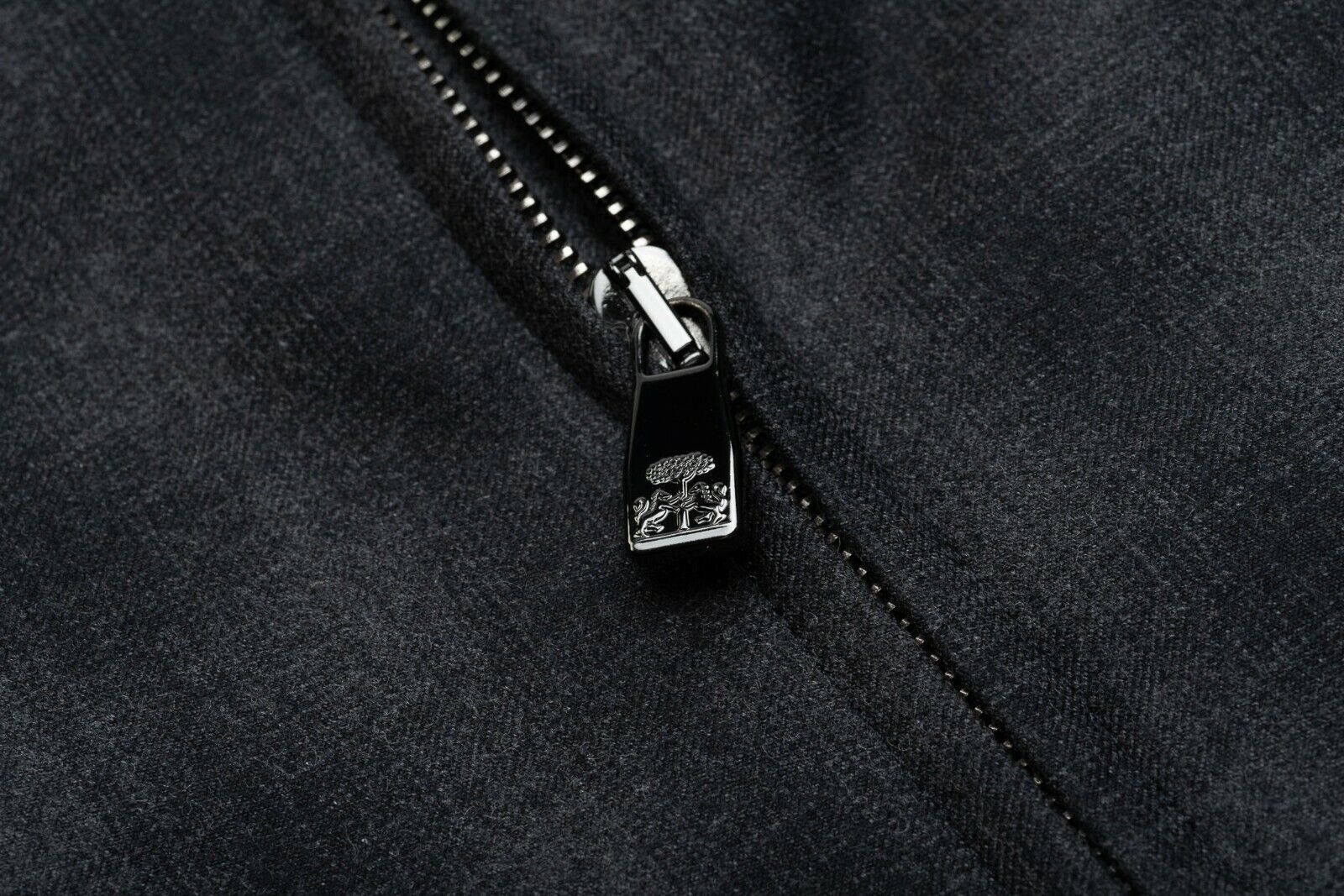 890$ CORNELIANI Coat Jacket Blouson Outwear Gray Pure Wool Padded 40 US / 50 EU