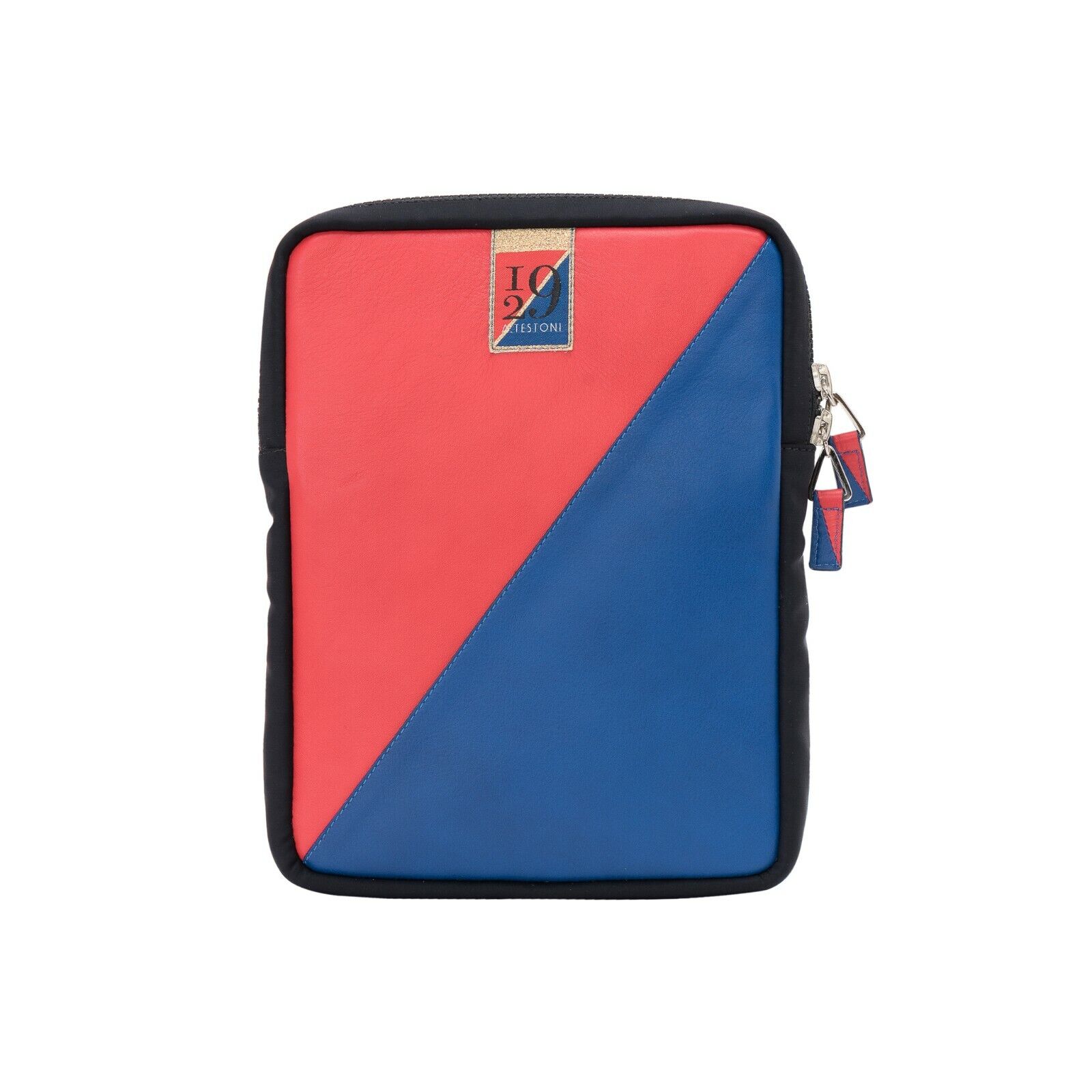 $159 Testoni Bologna Calf + Fabric Pochette + Detachable Shoulder Strap (2)
