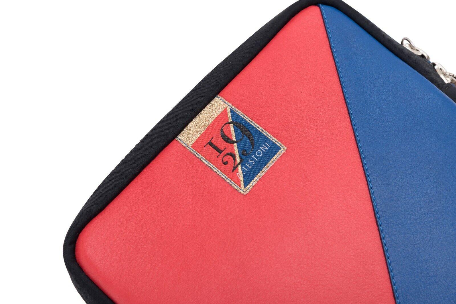 $159 Testoni Bologna Calf + Fabric Pochette + Detachable Shoulder Strap (2)