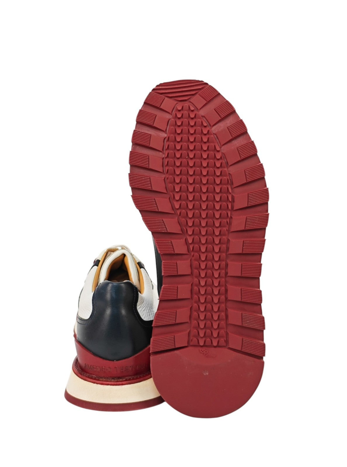 1200$ TESTONI "Moena" SlipOn Sneaker Nabuk Calf + Deerskin 8 UK / 9 US / 42 IT