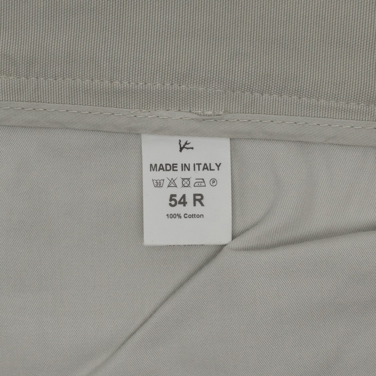 690$ ISAIA NAPOLI Light Grey 5 Pockets Trouser Pant Cotton 38 US / 54 EU