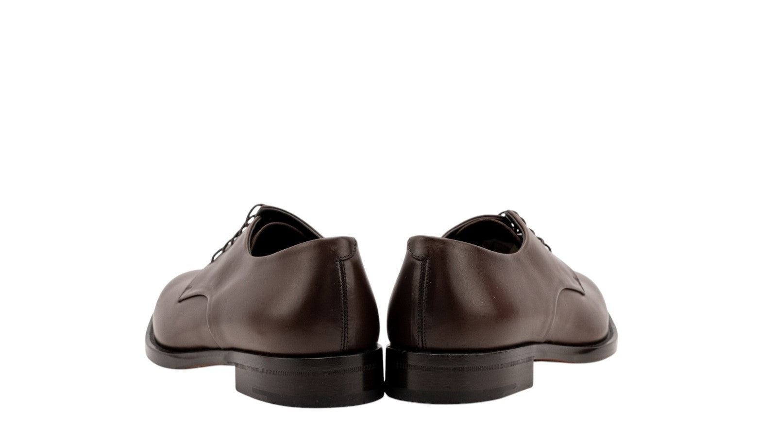 1220$ GIORGIO ARMANI Derby Shoes Constructio Blake Brown Leather 5 UK 6 US 39 IT