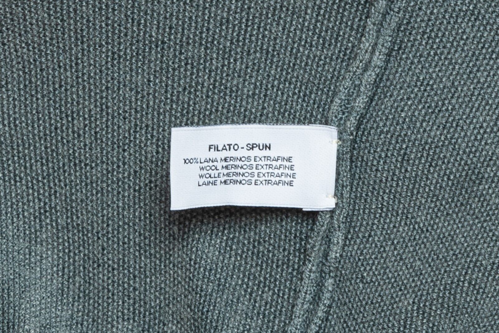 390$ DELLA CIANA CASHMERE Sweater Sweatshirt Merinos Wool Green Off 40 US 50 EU