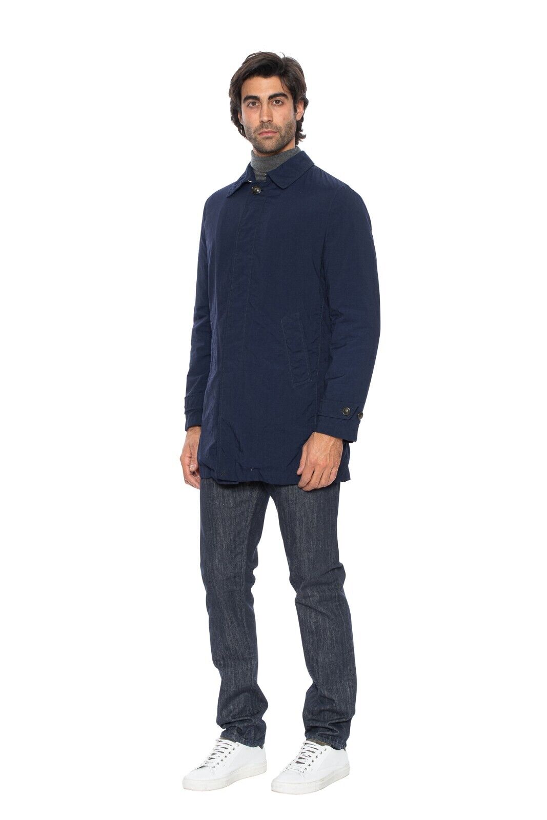 760$ MI.DA TOKYO-FIRENZE Trench Coat Japan Fabric Water Resistant 38 US / 48 EU