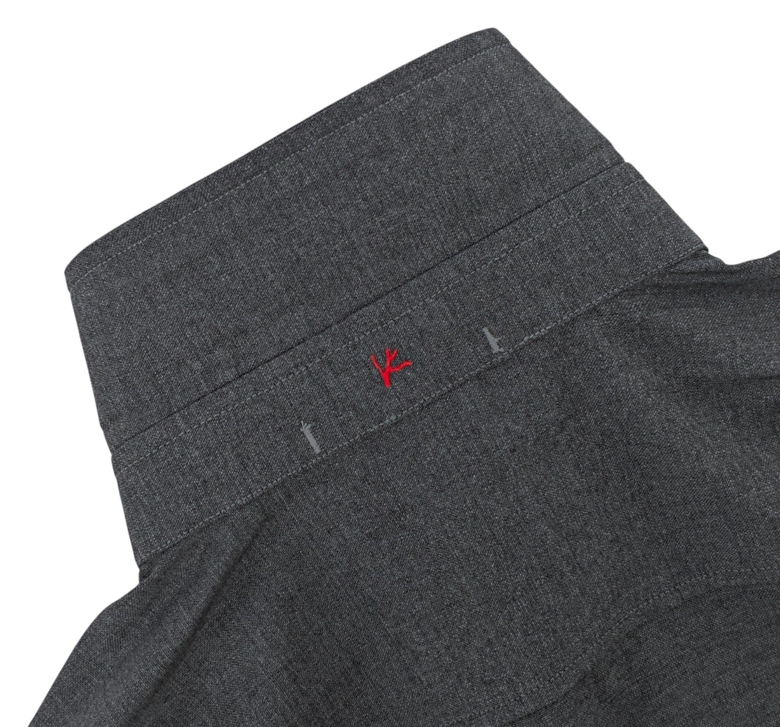 $1550 ISAIA NAPOLI Gray Hand-Sewn Overshirt Jacket Comfort Wool Size L