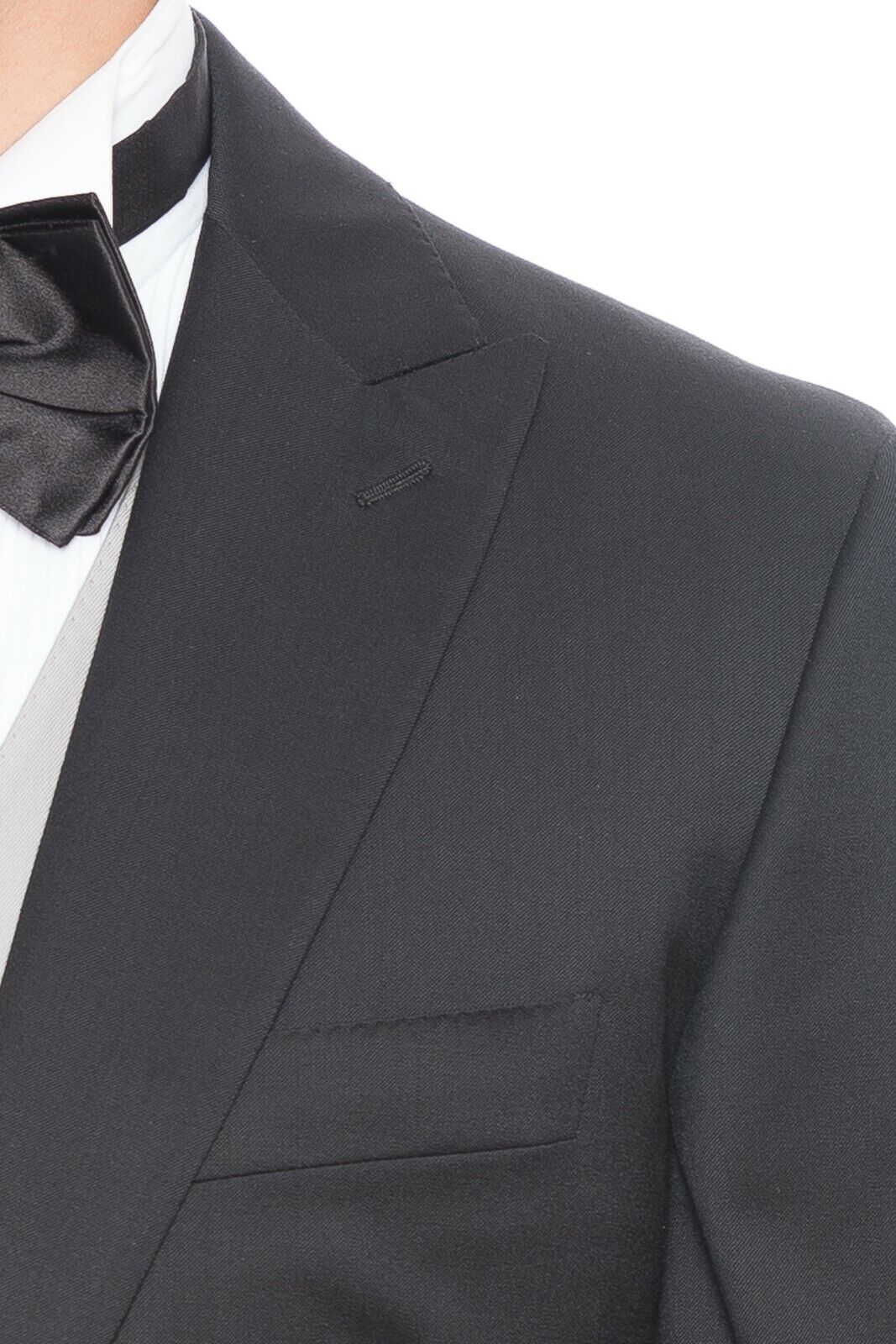 BELVEST Fine Wool Super 150's Black Formal 3 Pieces Suit 40 US / 50 EU 7R