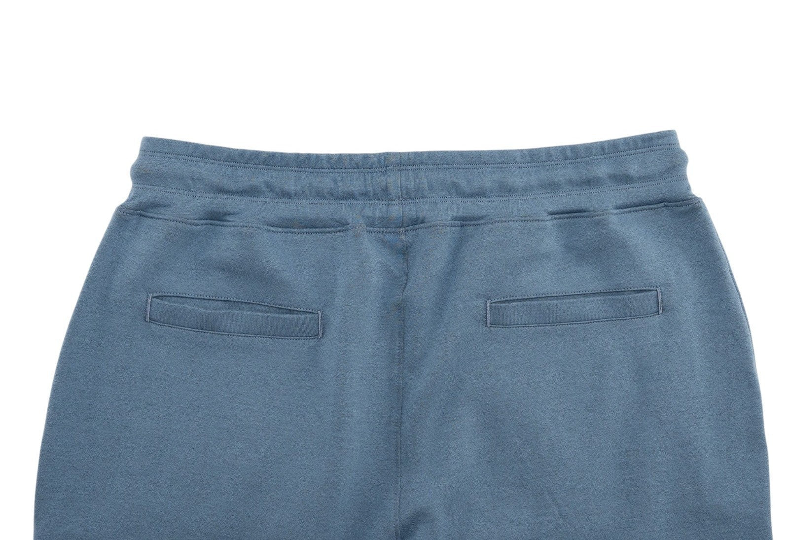 1200$ ISAIA NAPOLI Aviator Blue Drawstring Track Pant Jersey Cotton Size M