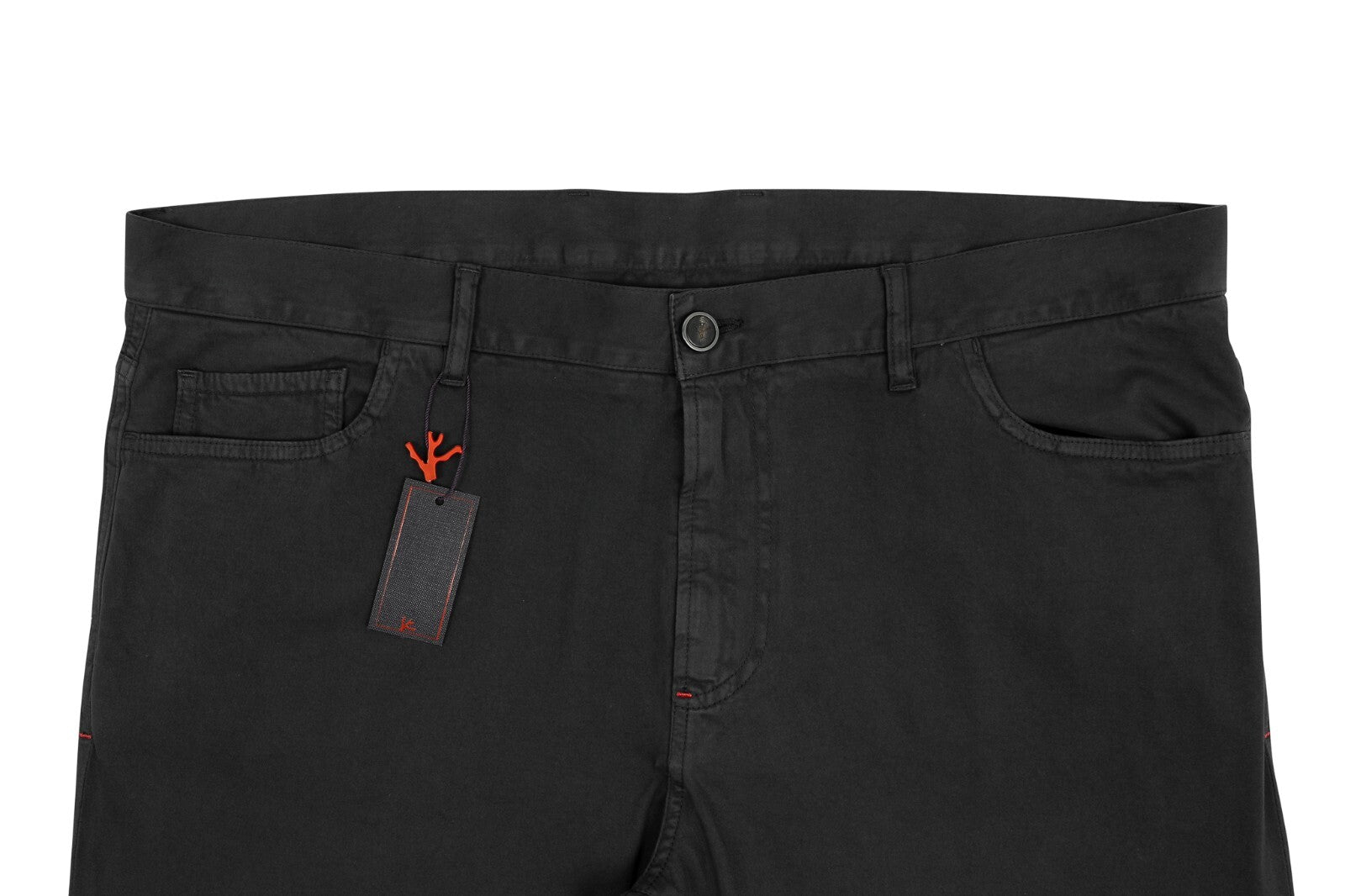 690$ ISAIA NAPOLI Gray Trousers Pant "Comfort" Cotton / Cashmere 40 US / 56 EU