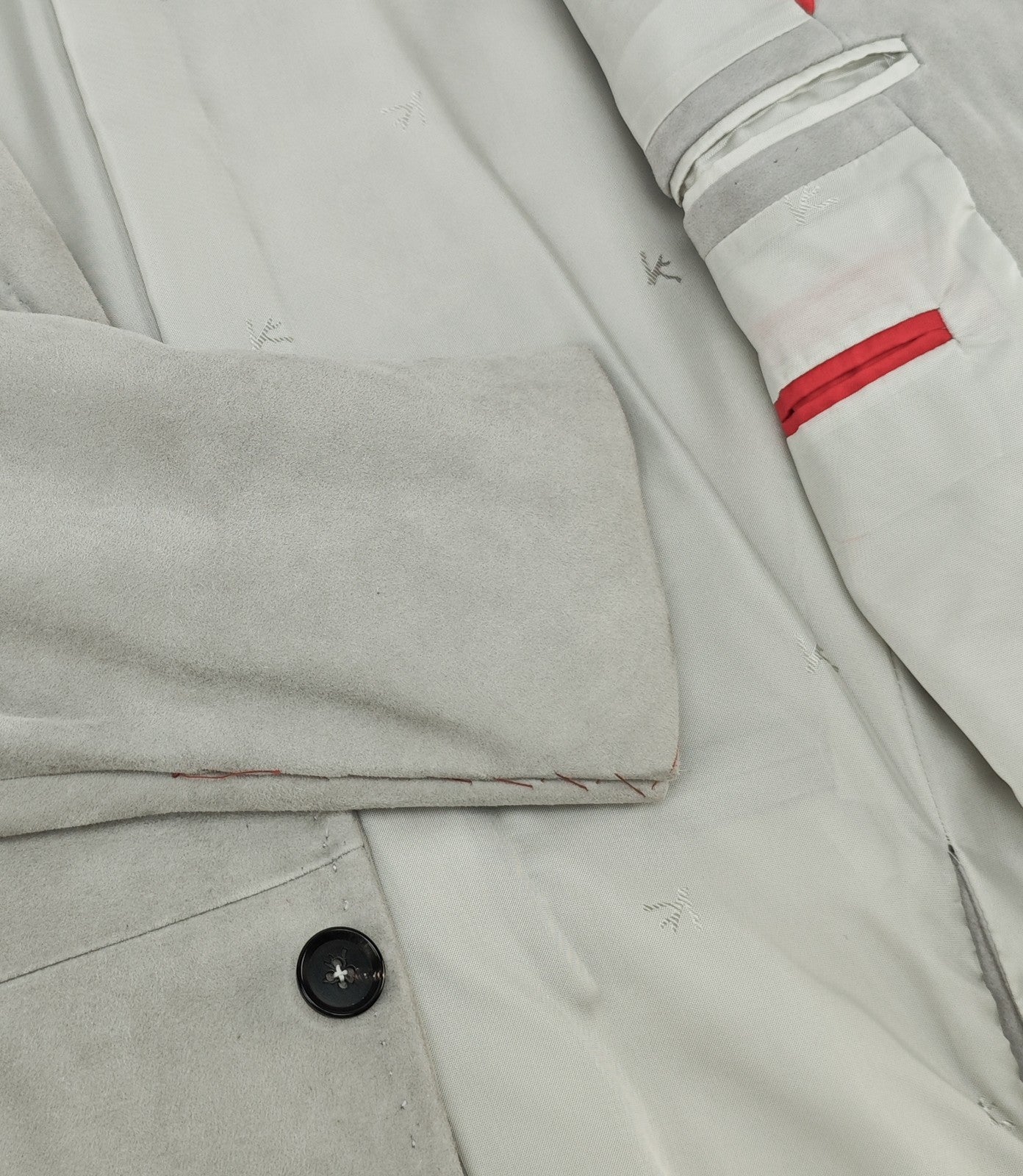 7100$ ISAIA Ice Jacket Sport Coat 100% Suede Lambskin Leather 38 US / 48 EU