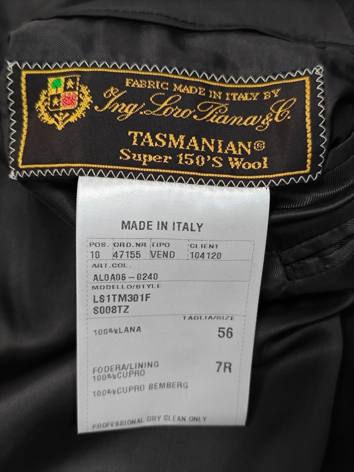 $2200 RAFFAELE CARUSO Gray Solid Suit LORO PIANA Wool Super 150's