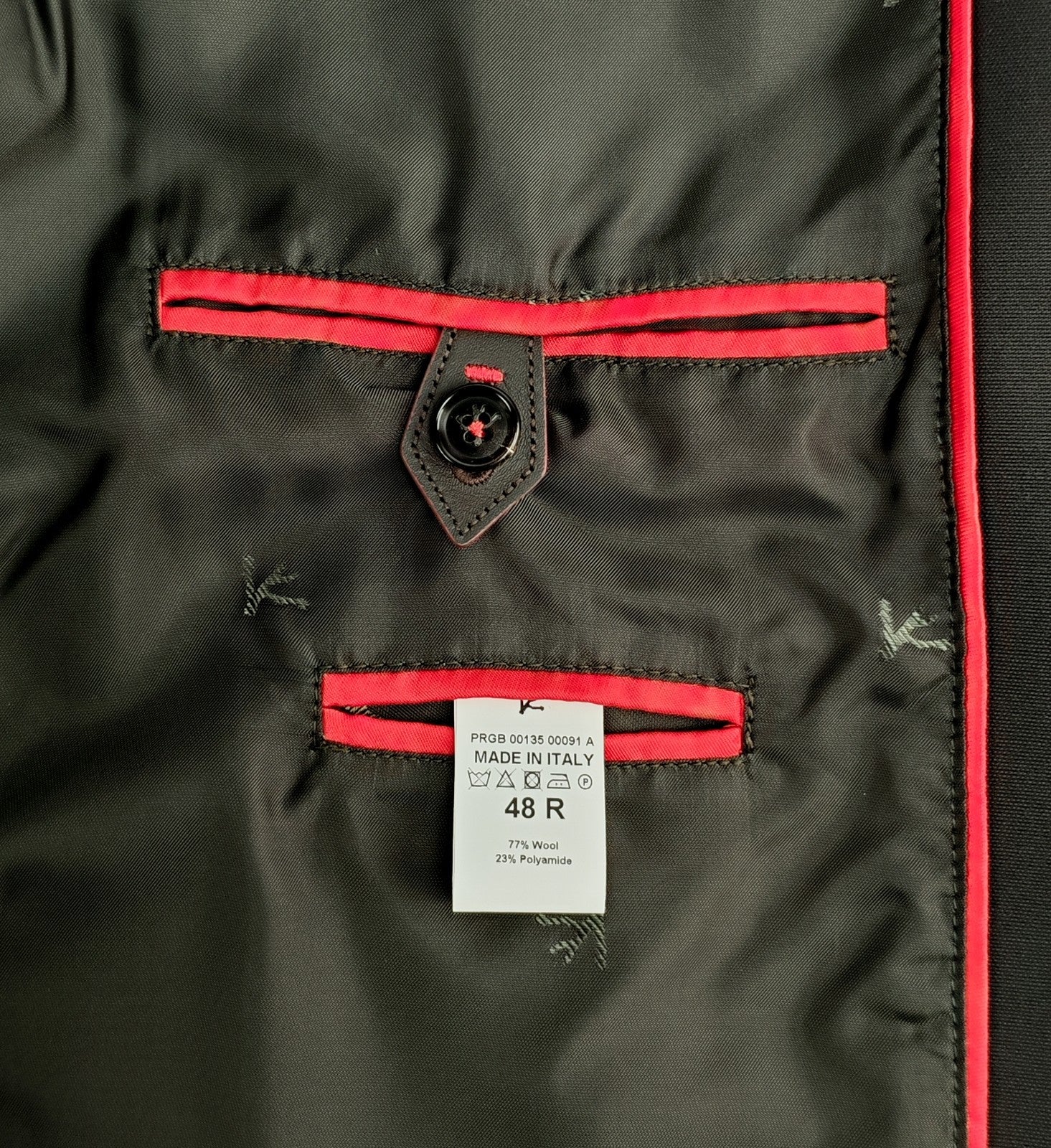 5200$ ISAIA Dark Green Field Jacket Techno Wool - Lambskin 38 US / 48 EU
