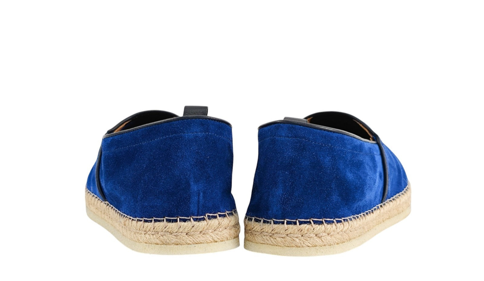 650$ TESTONI Espadrillas Shoes Antique Lux Calf Blue Indigo 8 UK / 9 US / 42 IT