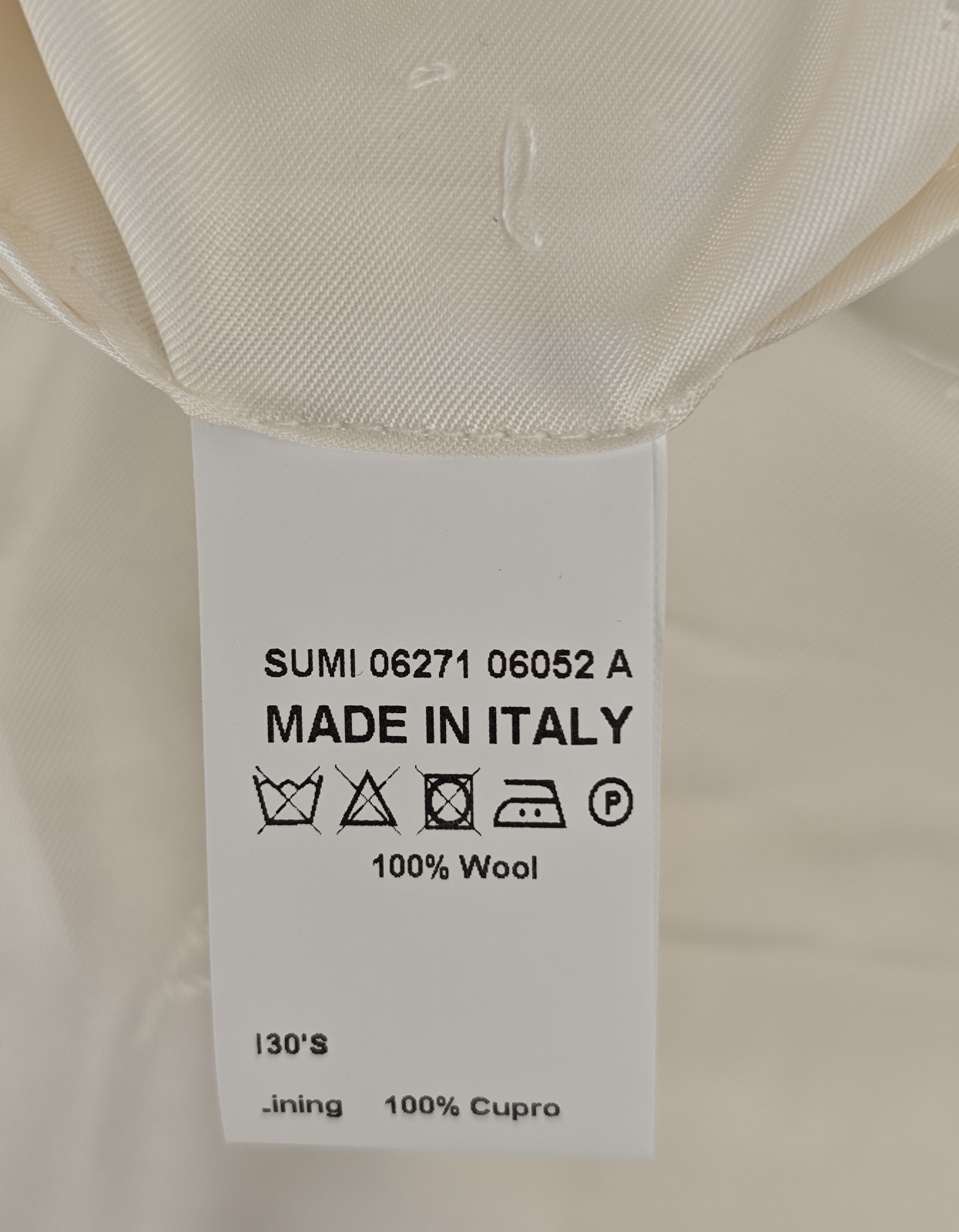 $5250 ISAIA White Tuxedo Double Breasted Sport Coat Wool 130's 46 US / 56 EU