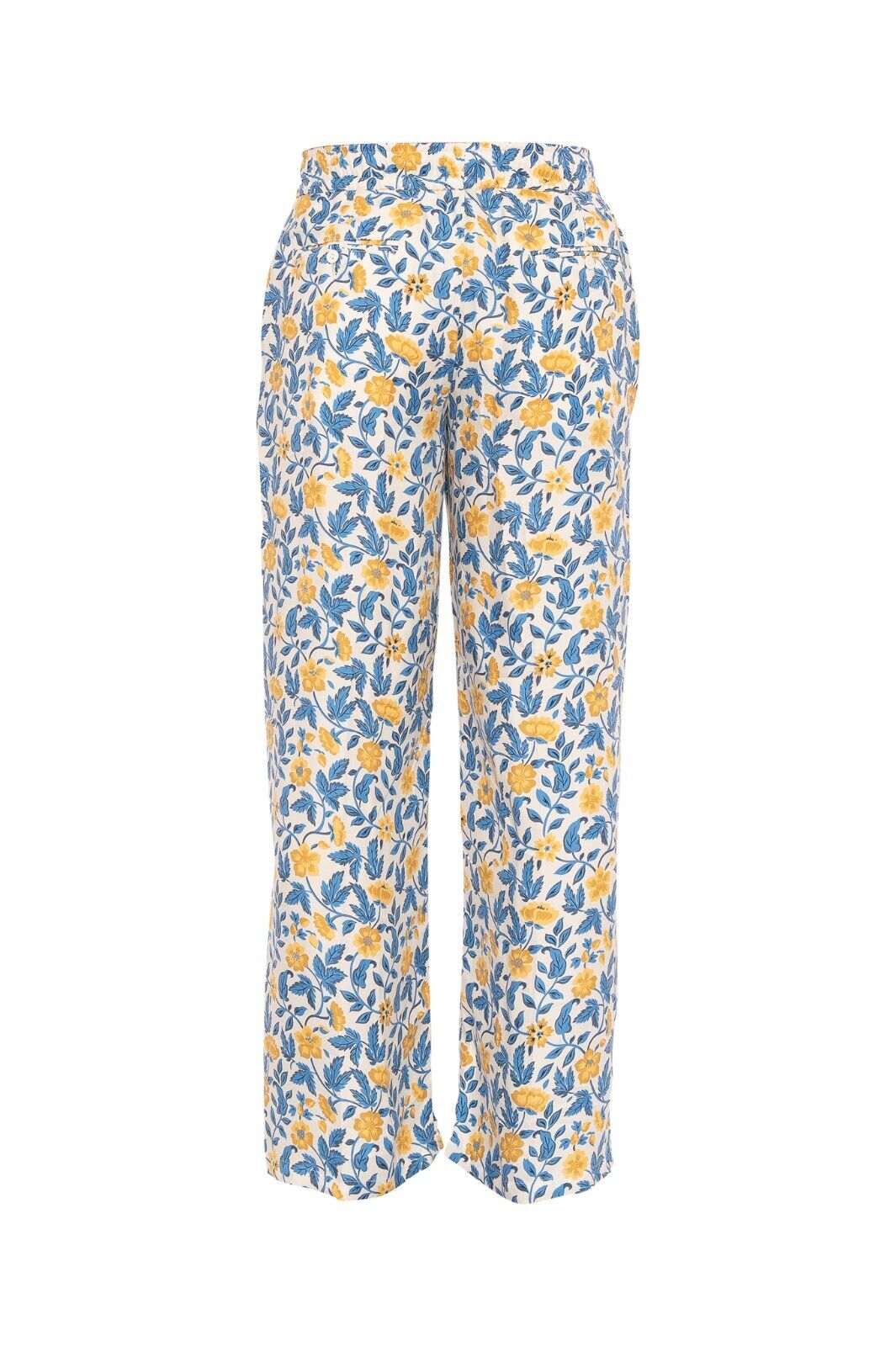 1390$ ISAIA NAPOLI Drawstring Trousers Sport Pant Floral 100% Silk 32 US / 48 EU