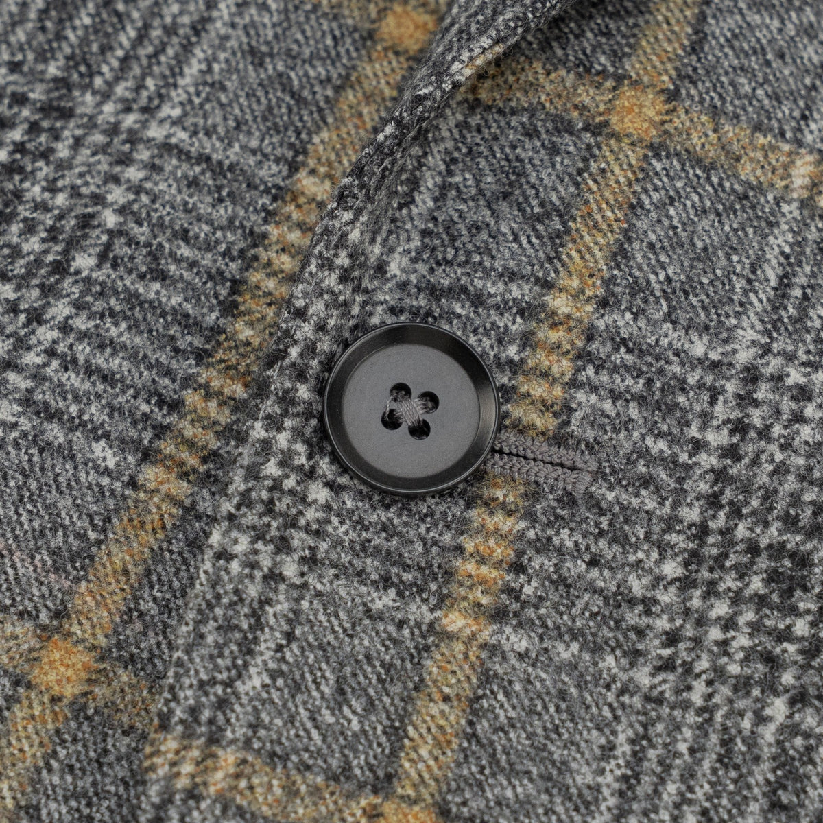 $6600 ISAIA "Gregorio" Gray Hand-Sewn Suit Flannel Wool Plaids 40 US / 50 EU 7R