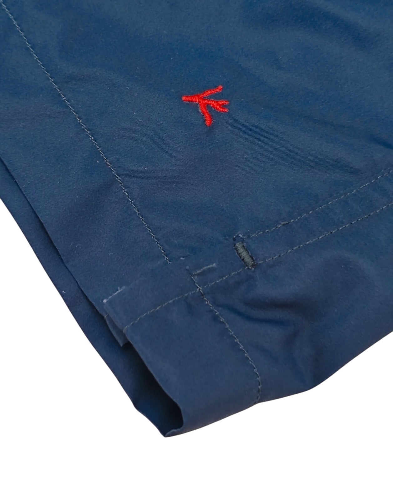 395$ ISAIA NAPOLI Blue Swimsuit Swim Trunks whit Drawstring Waist Size XL
