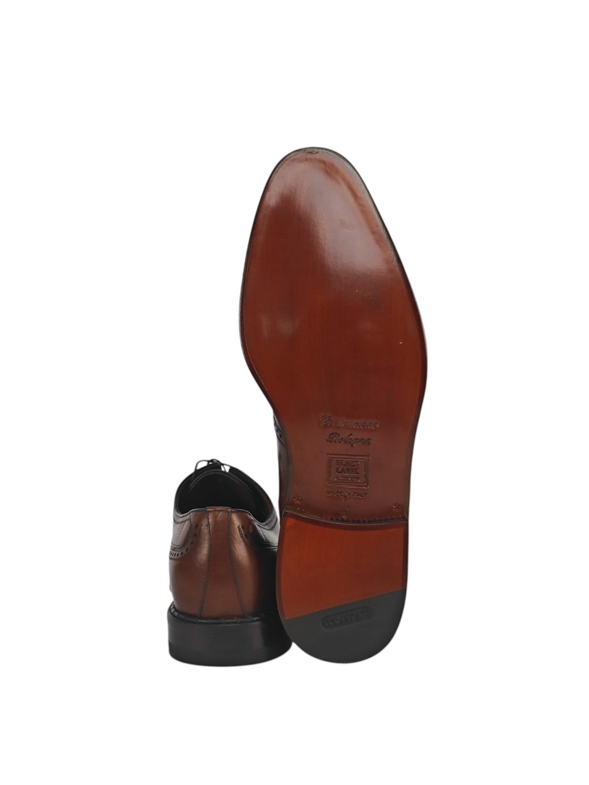 $1550 TESTONI Goodyear Bolognese Oxford Shoes Kangaroo Leather Brown