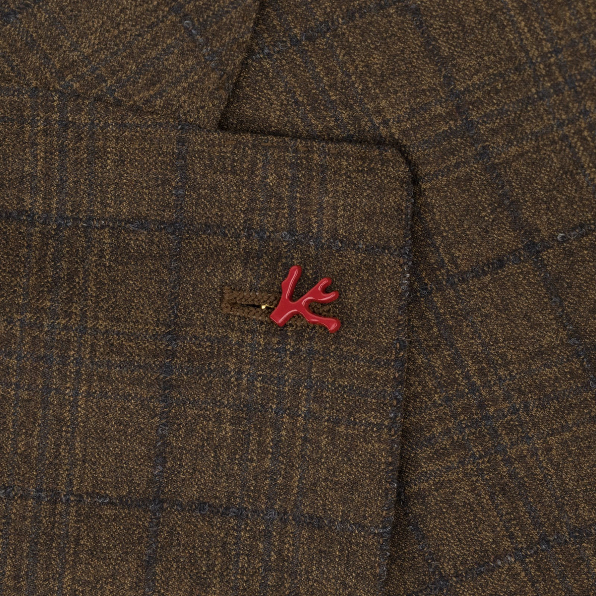 $6600 ISAIA NAPOLI "Marechiaro" Brown Suit Fine & Cashmere 38 US / 48 EU 7R