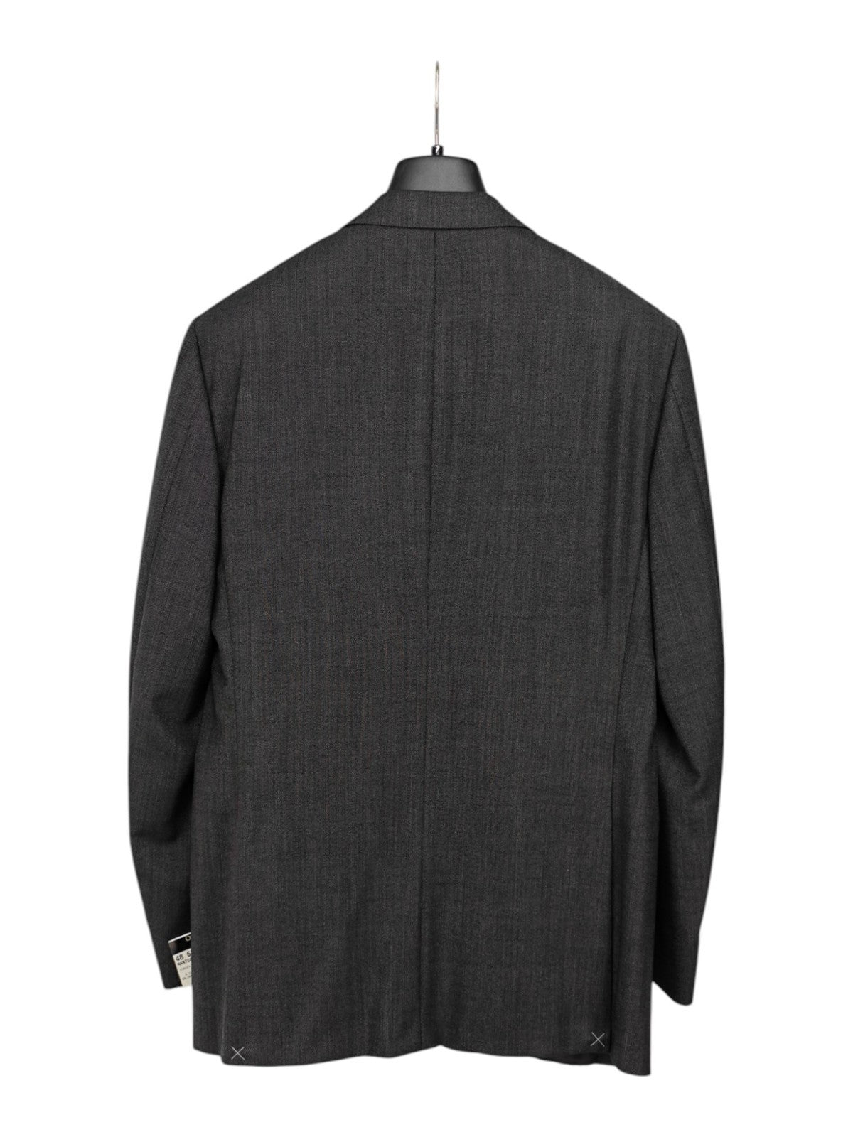 $1300 CORNELIANI Gray Textured Suit Wool SuperFine 150's 38 US / 48 EU 6R