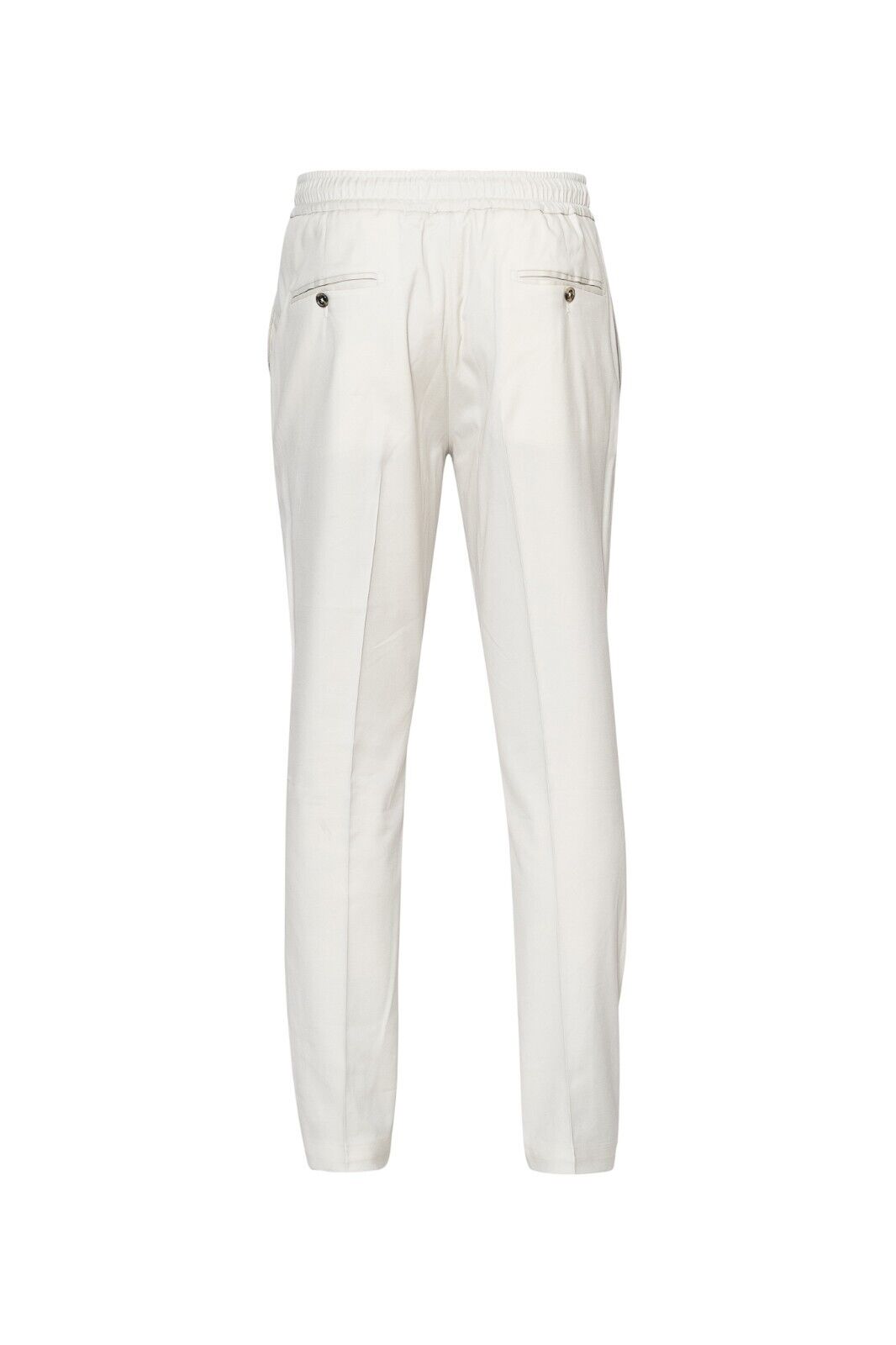 1100$ ISAIA NAPOLI "Iconico" Ice Drawstring Trousers Sport Pant Wool / Cotton