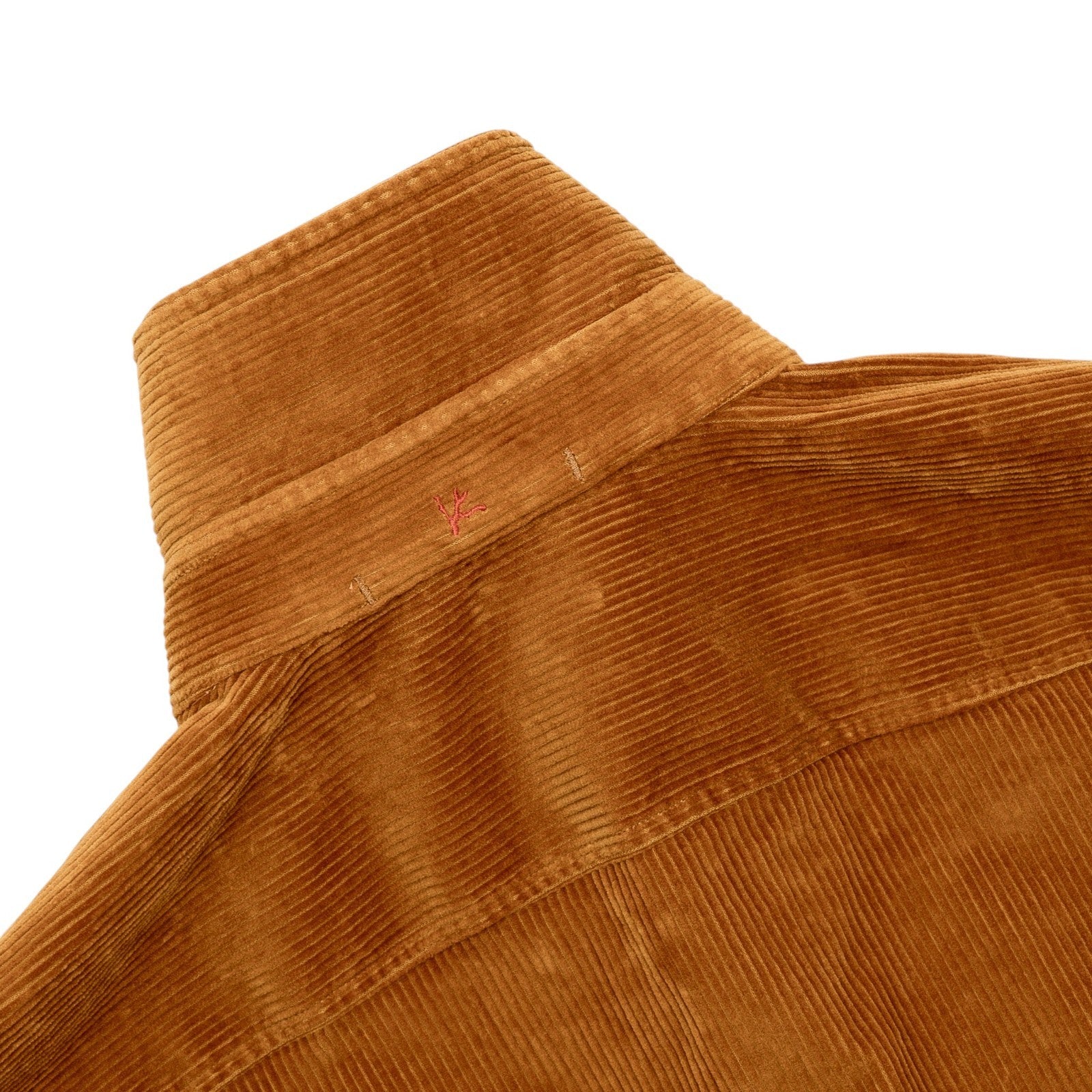 $1250 ISAIA Rust Hand-Sewn Overshirt Jacket Corduroy Cotton Comfort Project