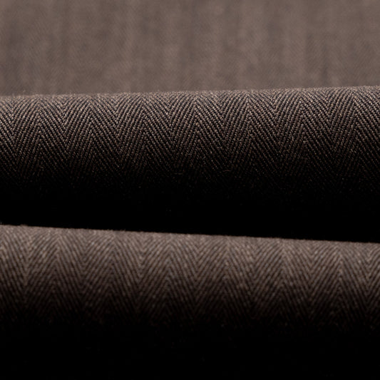 $2400 RAFFAELE CARUSO Brown Suit LORO PIANA Wool 130's Herringbone 40 US / 50 EU