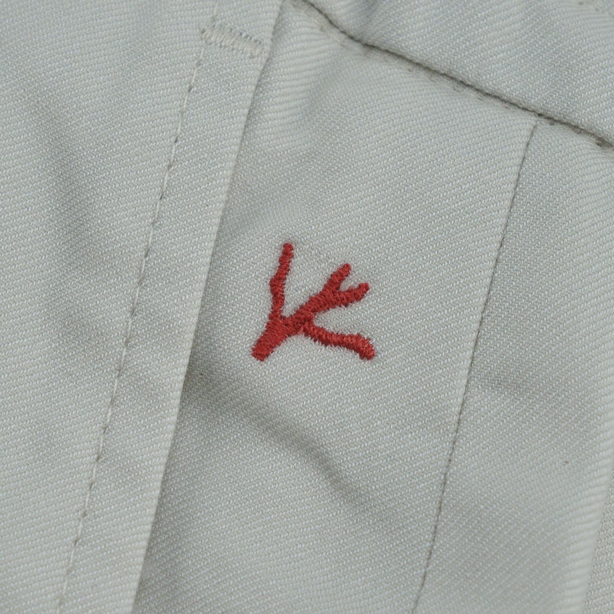1350$ ISAIA NAPOLI Ice Grey Drawstring Pant Wool Cotton 42 US / 58 EU
