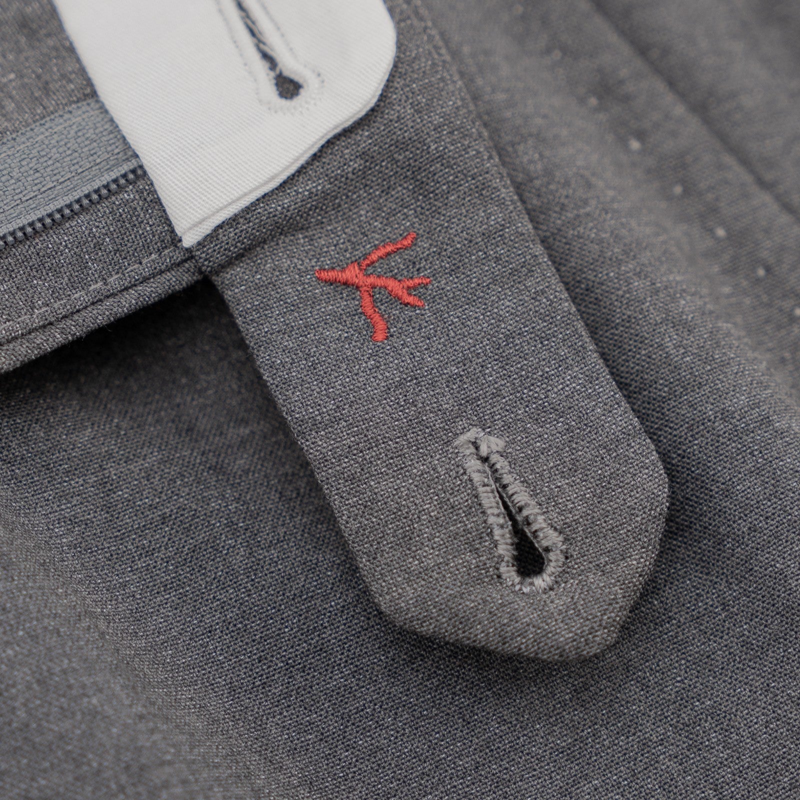 1680$ ISAIA Hand-Sewn Tapered Dress Pant Fine Wool Gray 28 US / 44 EU
