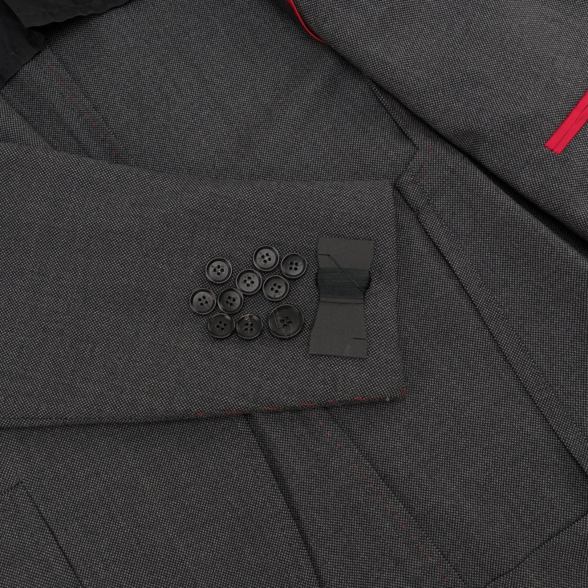 $6700 ISAIA NAPOLI "Capri" Gray Suit Fine Wool Grisaglia 36 US / 46 EU 8R