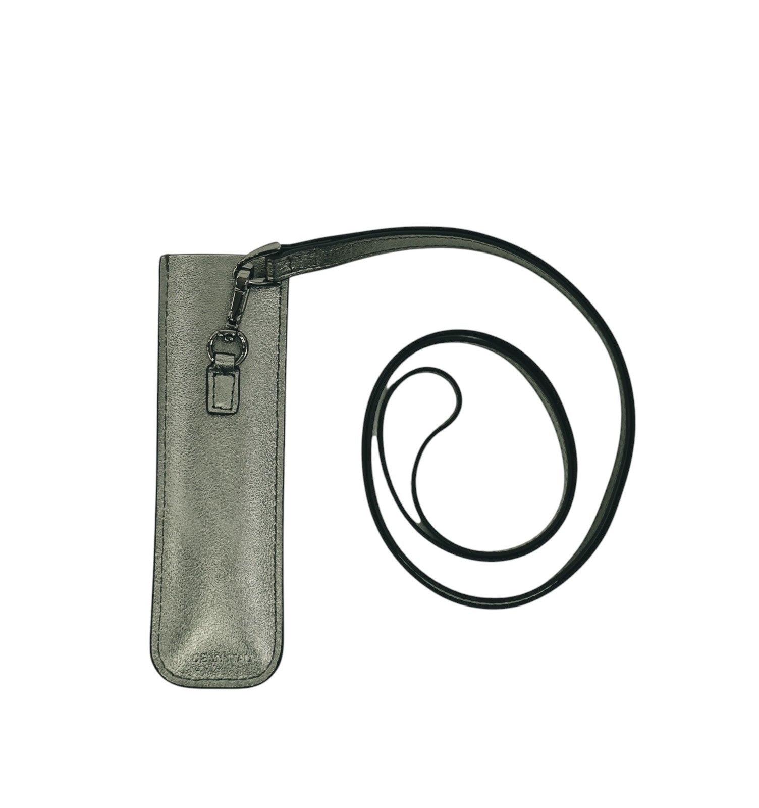 150$ PINEIDER FIRENZE 1774 "Metro Smooth" Pen Holder Calf Laminated Silver