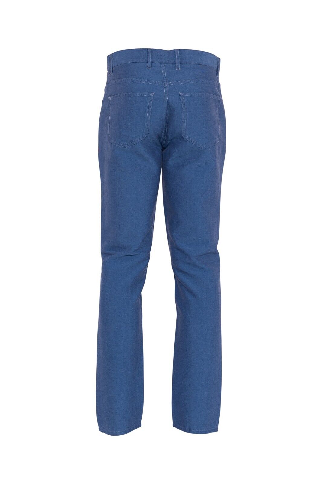 690$ ISAIA NAPOLI Blue Denim 5 Pockets Pant Cotton  / Linen 32 US / 48 EU