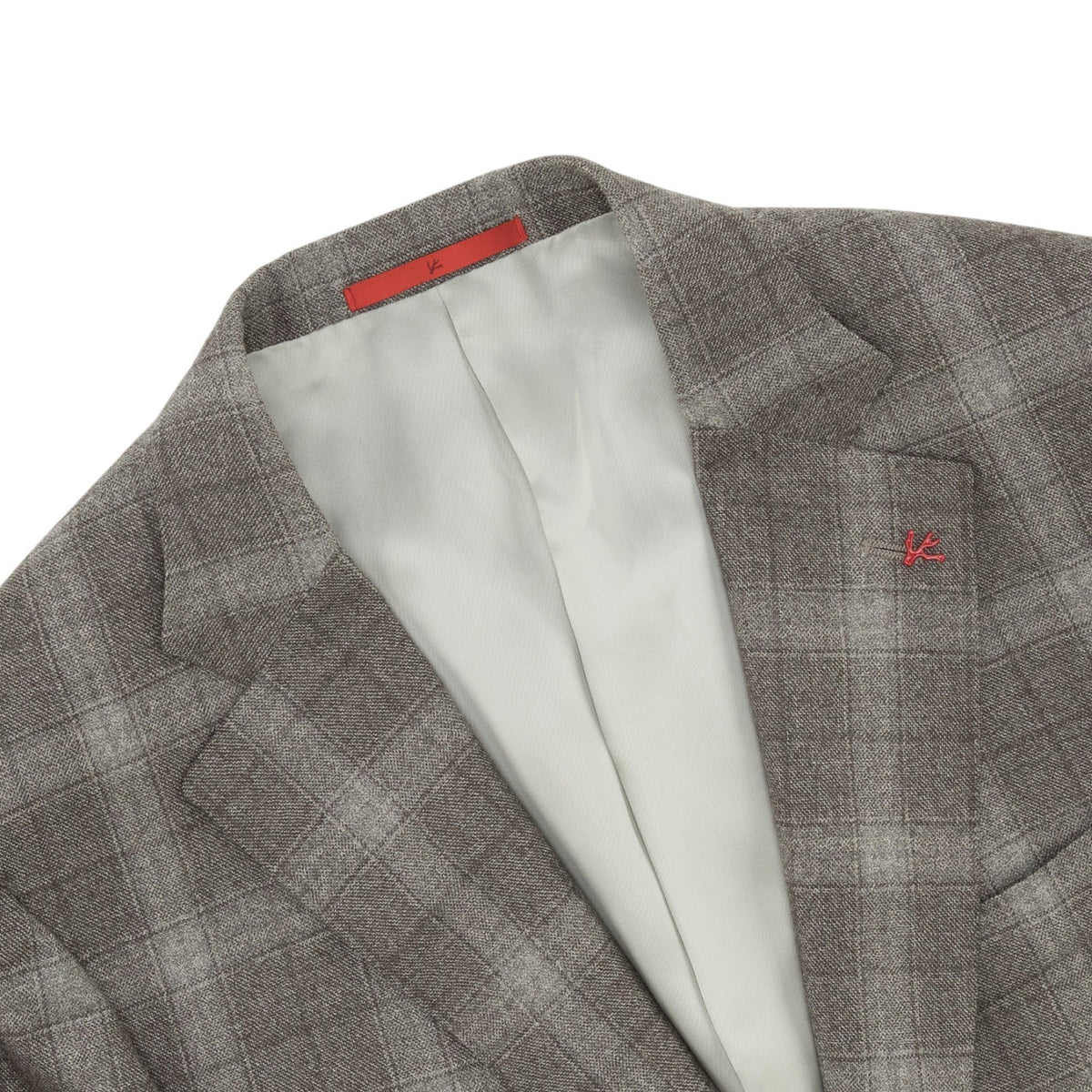 $6600 ISAIA "Gregorio" Black Hand-Sewn Suit Medium Wool Plaids 40 US / 50 EU 7R