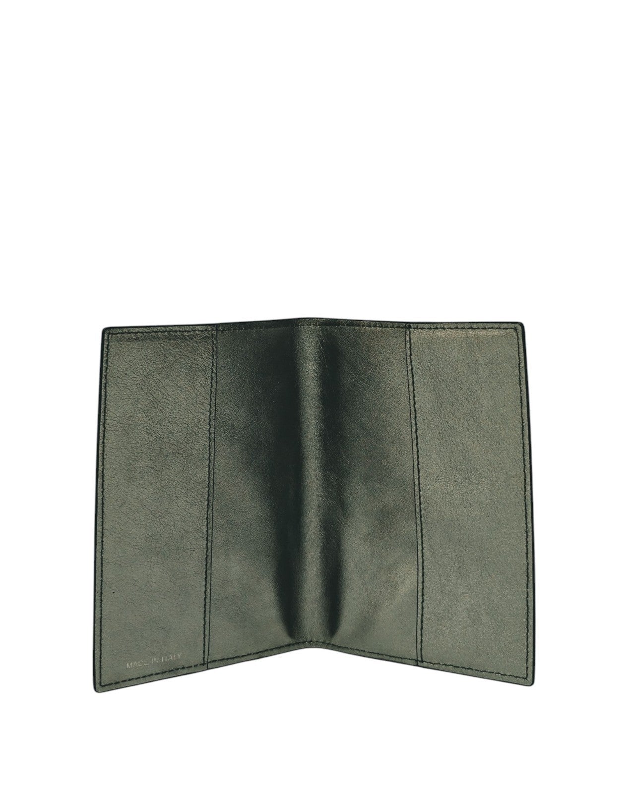 220$ PINEIDER FIRENZE 1774 "Metro Smooth" Passport Holder Calf Laminated Silver