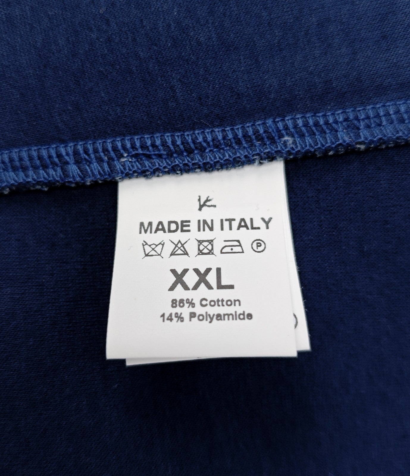 $2500 ISAIA NAPOLI Blue Tracksuit Jogging Jersey Cotton Size XXL