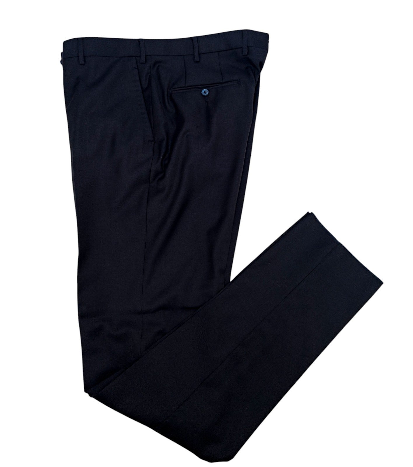 $7120 ISAIA "Gregorio" Suit Aquaspider Blue Midnight Fine Wool 42 US / 52 EU 8R