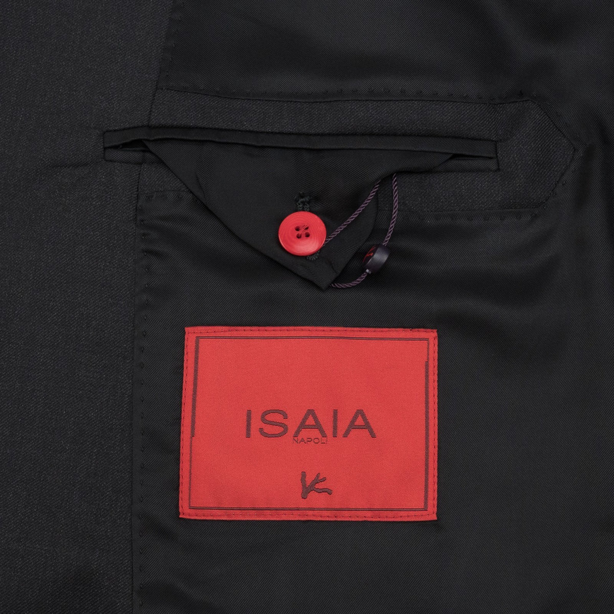 $6500 ISAIA NAPOLI Charcoal Gray Hand-Sewn Suit Wool 100's 44 US / 54 EU 7R