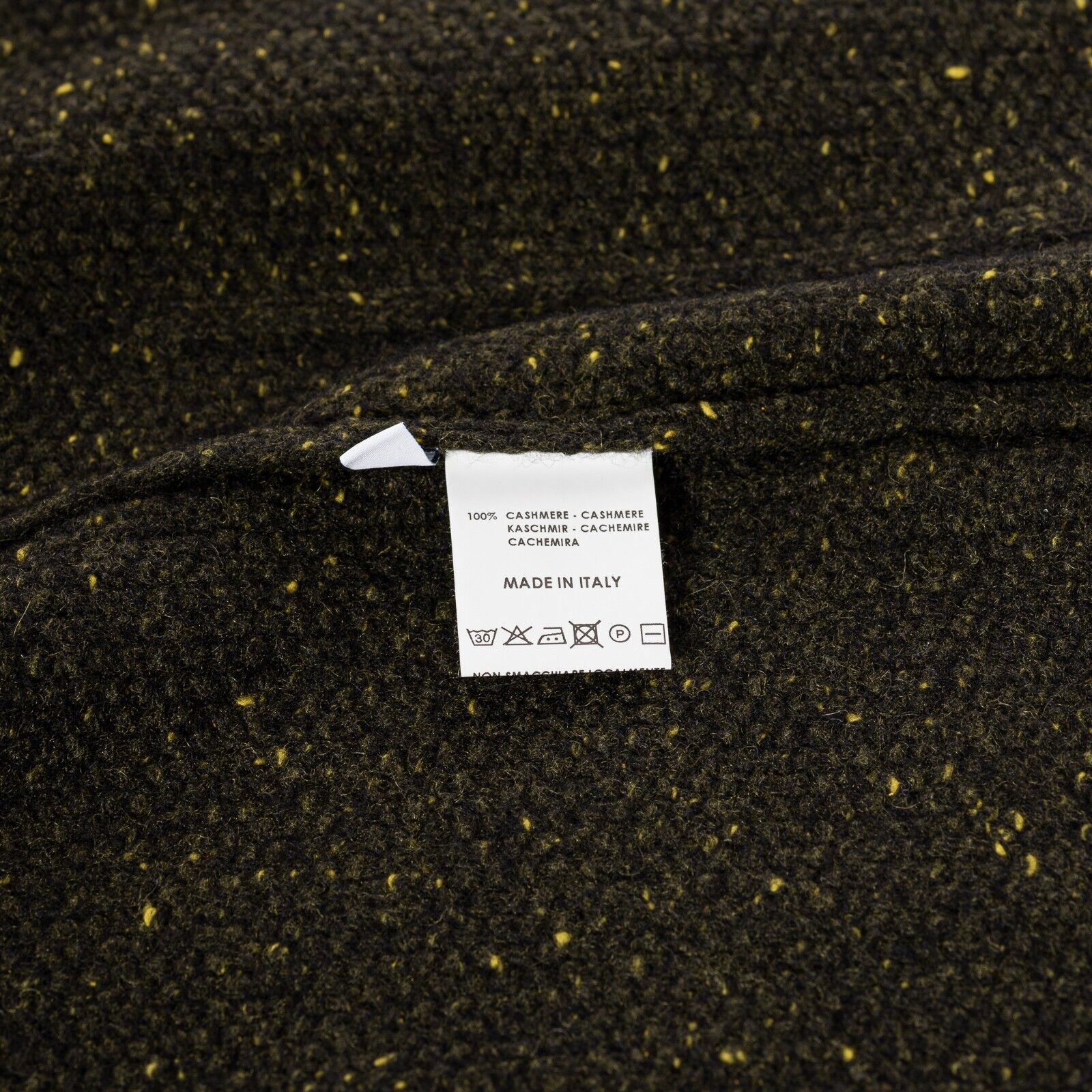 $1600 FEDELI CASHMERE Cardigan Thick 100% Cashmere Harris Tweed 40 US / 50 EU
