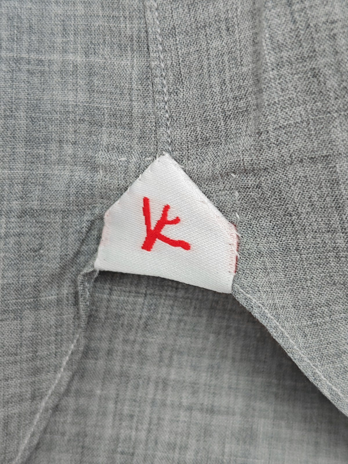 730$ ISAIA NAPOLI "Mix" Dress Shirt Gray Solid Fine Cotton 16 - 41