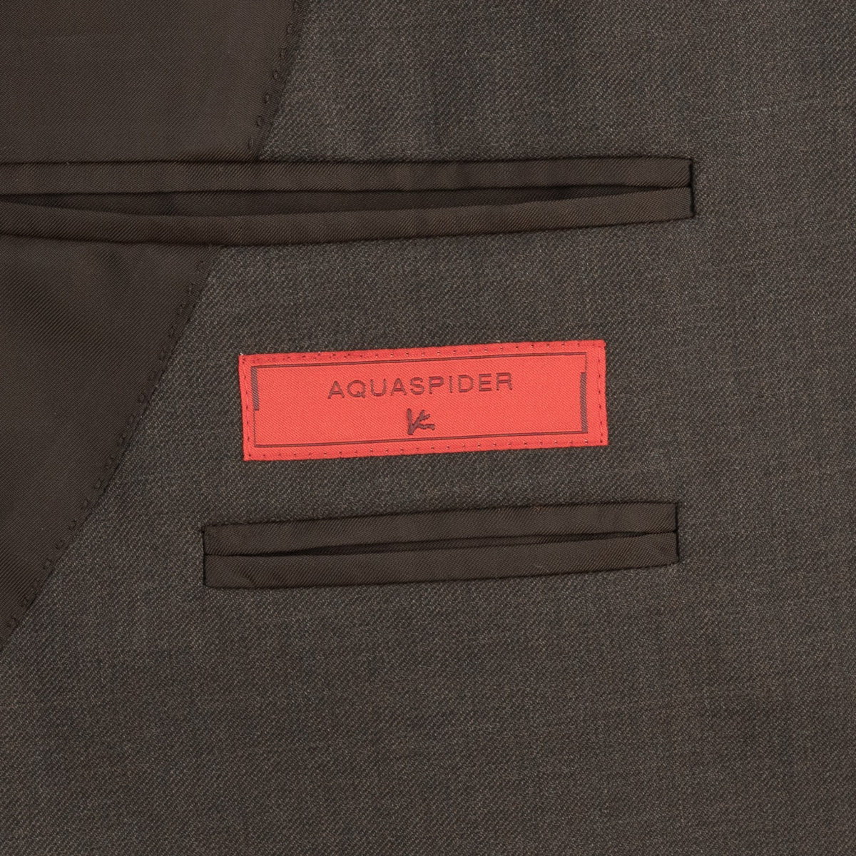 $6600 ISAIA "Capri" Dark Brown Suit Fine Wool Aquaspider 44 US / 54 EU 8R