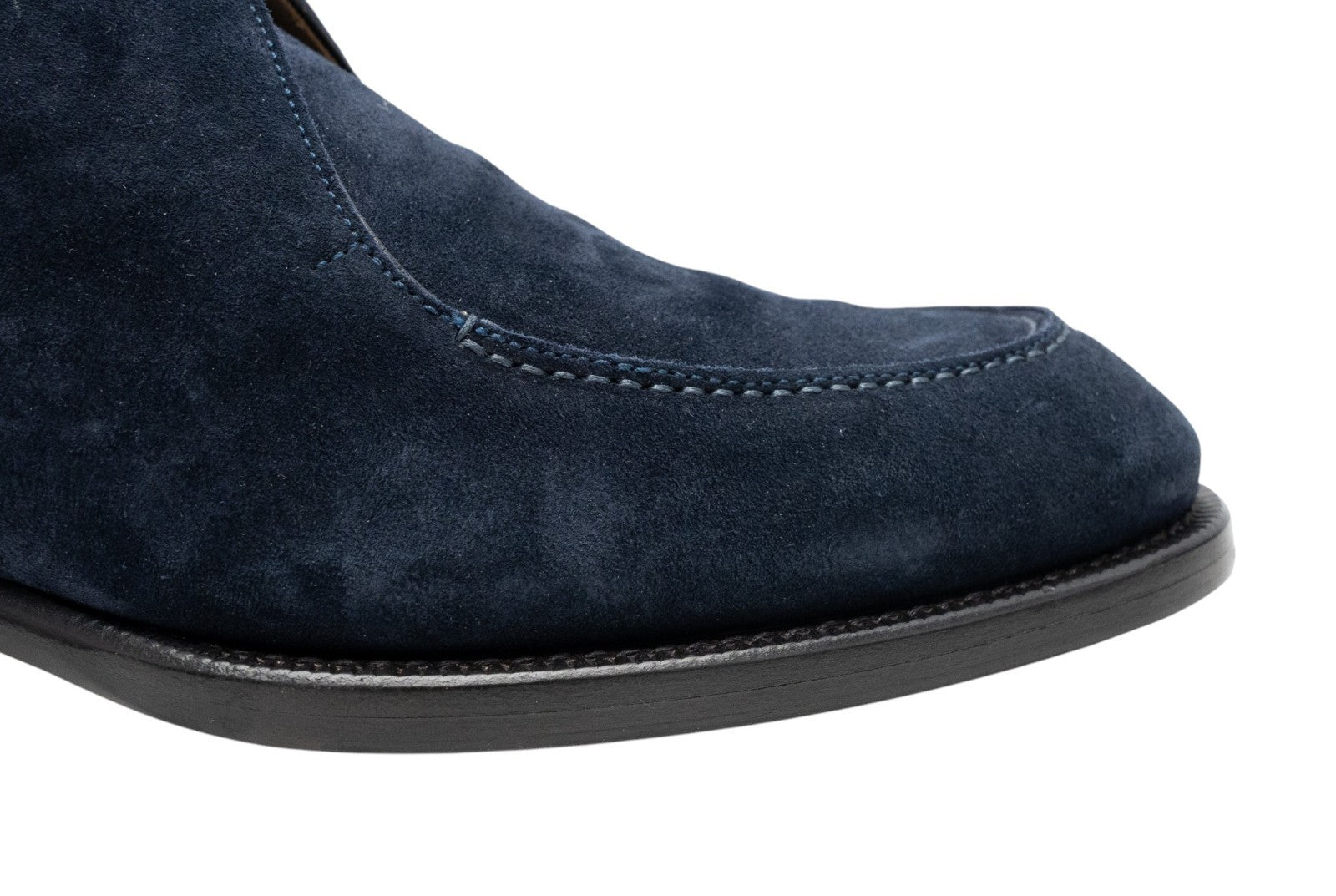ISAIA NAPOLI Blue Cukka Boot Shoes Suede Leather Handmade 9 UK / 10 US / 43 IT