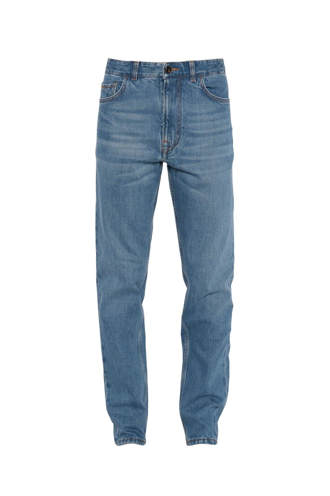 690$ ISAIA NAPOLI Blue Denim Jeans Trousers Pant Cotton 32 US / 48 EU 1A