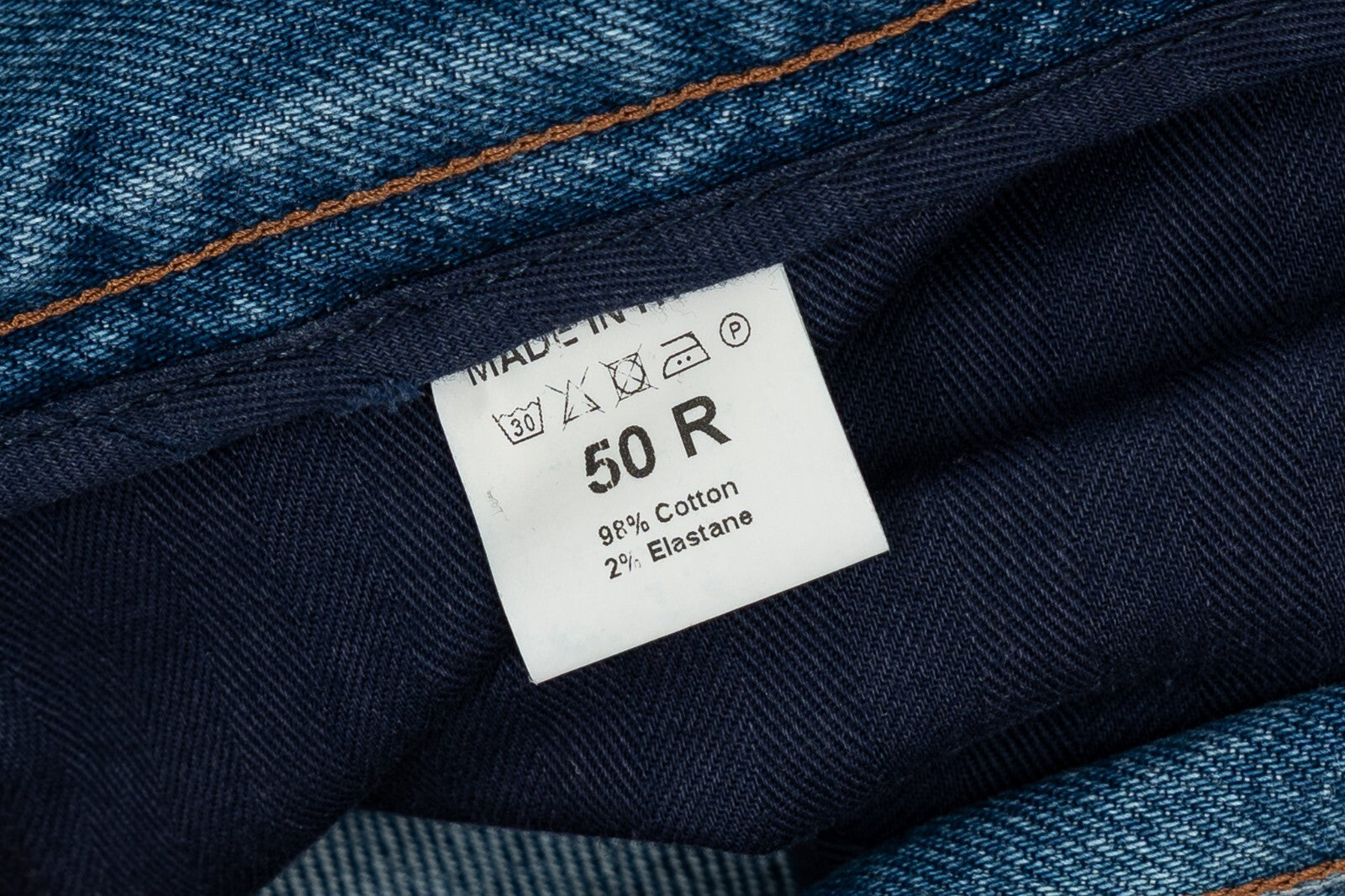 690$ ISAIA NAPOLI Light Blue Scratch Denim Jeans Pant Cotton 34 US / 50 EU