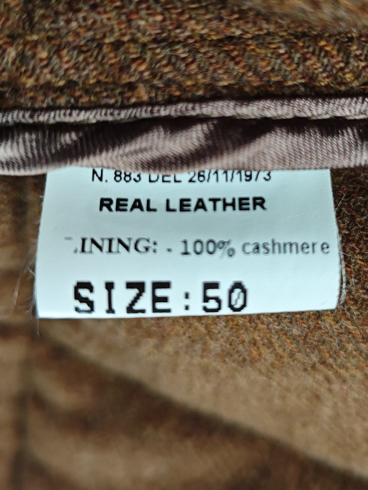 SALFRA Brown Suede Leather Jacket Coat Cashmere Lined Made Italy 40 US / 50 IT