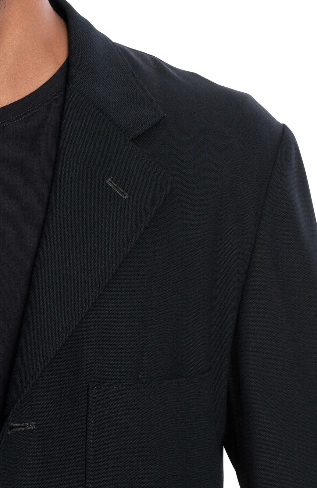 $1500 BOGLIOLI Single Braested Dark Blue Casual Coat Jacket Wool 38 US 48 EU